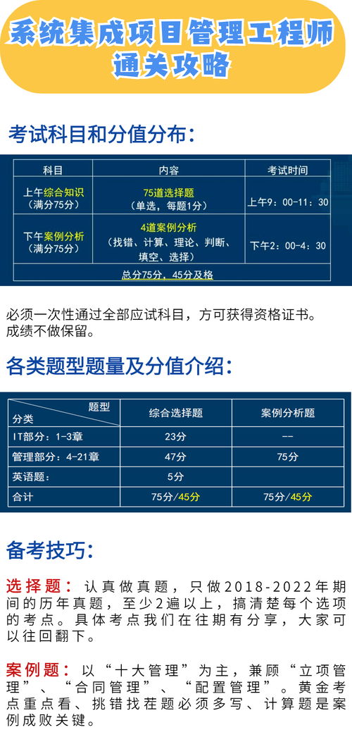 2023年系統集成項目管理工程師通關攻略 聚焦信息系統集成服務